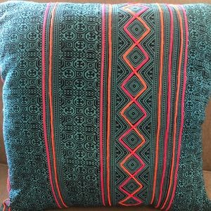 Two throw pillow cases